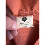 Madewell Womens Orange Tiered Midi Dress With Long Sleeves & Cutout Detail By Photo 5