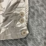 Roxy Floral Tropical Tan and White Mini Skirt Size 3 Photo 2