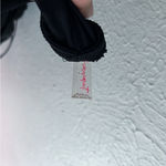 Free People  Movement Pirouette Black Jumpsuit Open Back Flare Leg Medium Photo 7