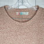 Free People  Beach Heathered Dusty Pink Asymmeteical Loose Fit Cover-Up Photo 2