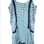 Aerie  Lightweight Nightie Small Baby Blue, Navy & Teal Details with Navy Trim Photo 8