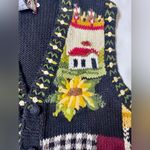 NWT vintage hand knit sweater vest Size M Photo 1