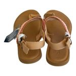 Toms Womens Bree Sling Back Sandals Honey Leather Woven Trim Size 9 NEW Photo 3