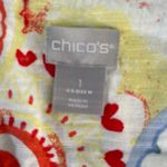 Chico's Boys Floral Print Cotton Modal Crew Neck Top size 1 Photo 4