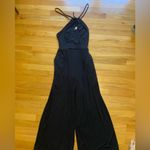 Anthropologie Black Corinne Wide Leg Jumpsuit Photo 1