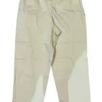 IZOD  Women's Beige Cropped Pants Size 16 - Stretch Comfort‎ - Cotton & Spandex Photo 0