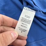 Gilli Dress Womens Small Blue Wrap Short Sleeve Fit Flare Made USA Stretchy Photo 3