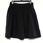 Diane Von Furstenberg  Barren Black Pleated Skirt 6 Photo 2