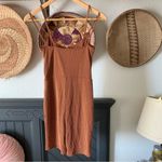 Michael Costello  x revolve myla tan stripe bodysuit/romper Photo 5