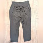 Torrid Plus Size 2 2x Knit Pants Pull On Olive Green Smocked Waist Ankle Comfy Photo 2