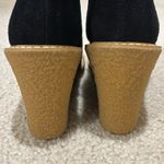 Franco Sarto NWOT Ulayna Suede Faux Shearling Wedge Booties Women’s 7.5 Black Photo 7