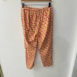 Boden Pink Orange Red White Elastic Waist Pull On Danby Trouser Pants 8R Size 8 Photo 6