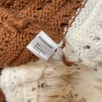 Dee Elly Fringe Yarn Color block Cardigan Photo 2