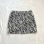 SheIn Denim Zebra Skirt Photo 3