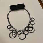 Apt. 9 NWT $20 -  Gunmetal Tone Metal Chain With Circle Dangles Photo 0