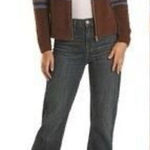 Panhandle Slim Brown Southwestern Print Sweater Jacket Brown Size L Photo 0