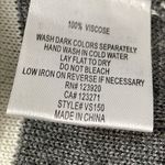 LAmade Charcoal and Cream Striped Sweater Tank Top Gray Photo 4