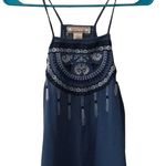 Flying Tomato Sleeveless Lace Back Embroidered Tank Size L Photo 2