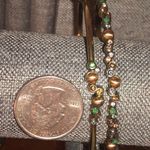 Brighton Brass Tone CZ Rhinestones Boho Bangle Bracelets Photo 4