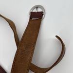 American Eagle Outfitters Brown Genuine Leather Womens Belt Sizre XS Crystal Photo 5