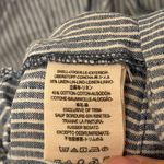 Free People Off Poplin Dress in Chambray Combo Size XS Linen Stripe Beach Boho Photo 8