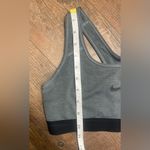 Nike Dri-Fit Athletic Black/Gray Sports Bra Size Small Photo 4
