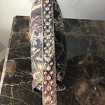Camouflage Purse With Embellished Crystal Strap Green Photo 3