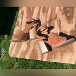 Qupid CUTOUT HEELED SANDALS (HAZEL SUEDE) size 7 spring summer boho ankle fall Photo 13