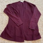 Time & Tru  burgundy cardigan, juniors size 8-10! Photo 0