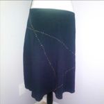 Heart soul  black sequined elastic waist midi circle skirt Photo 3