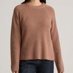Quince Mongolian Cashmere Fisherman Crewneck Sweater | S Photo 0