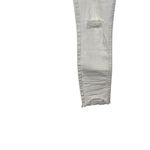 Free People  Womens Jeans Distressed Ripped Raw Hem Skinny Ankle White Sz. 26 NWT Photo 2