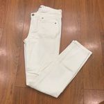 Paige  Skyline Ankle Peg Off White Jeans Size 27 Photo 2