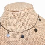 Beaded by Meg Gunmetal Coin Dangle Choker Photo 0