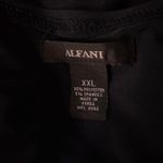 Alfani  XX-Large Tunic Top Stretch Shark-Bite Hem 3/4 Sleeves Boat Neck Navy Blue Photo 5