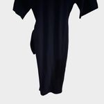 Modern Citizen Noa Tie Waist Black Organic Cotton Midi T-Shirt Dress XS Photo 10