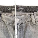 Michael Kors  size 8 jeans silver gray zipper pockets skinny Photo 7