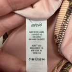 Aerie  Scoop Bikini Top Tropical Floral Brown Pink Ribbed Ruched Size XXL NWOT Photo 8