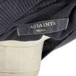 ALLSAINTS  Cecily Dress Sweater Knit Asymmetric Open Shoulder Black‎ Size Small Photo 11