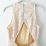 superdown Patty High Neck Crochet Dress in Ivory White | Small Photo 6