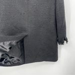 Berek Black Coat Metallic Thread Size Medium Fray Trim Photo 6