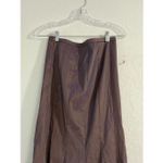 XScape New  Stretch Fishtail Maxi Skirt purple  Metallic Sheen By Joanna Chen Siz Photo 1