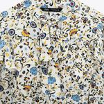 ZARA Printed Blouse with Bow Photo 5