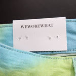 We Wore What  Tie-Dye Denim Cut Off Shorts NWT Size 26 Revolve jean shorts Photo 5