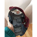 Harley Davidson Women's Reversible Harley Davidson Maroon Corduroy Jacket Coat s Red Photo 5