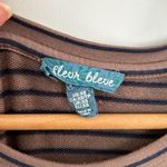 Fleur Bleue| Brown and Navy Straight Maxi t Photo 3