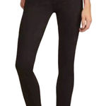 Veronica Beard Black Raven High Rise Button Fly Skinny Jeans Size 26 Denim Photo 0