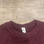 Lululemon fitted Burgundy Knit Sweater Photo 1