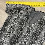 MNG Casual Brown & Off White Snakeskin Button Front V Photo 12