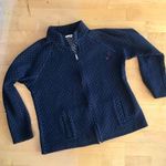 Croft & Barrow HOST PICK! Quilted Zip Jacket, Stripe Lining, Black, White, Size PL Photo 14